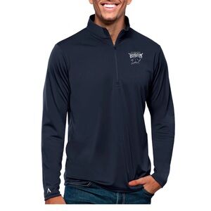 Men's Antigua Navy Howard Bison Tribute Quarter-Zip Pullover Top